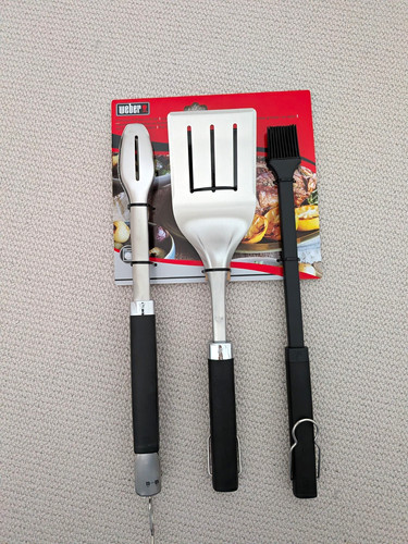 Weber precision piece bbq - weber, 3-piece